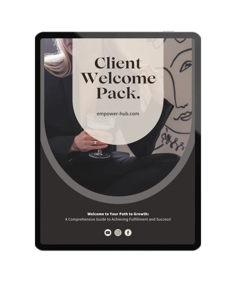 Life Coach: Client Welcome Pack (US)
