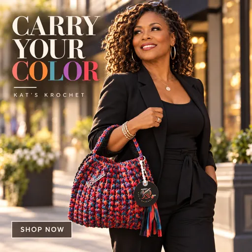 Color Me Blessed Crochet Purse