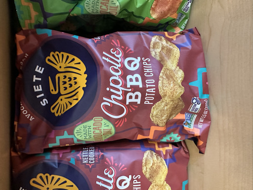 Siete Family Foods Kettle Cooked Potato Chips Chipotle Barbeque