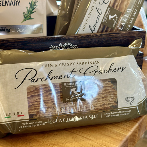 Parchment crackers