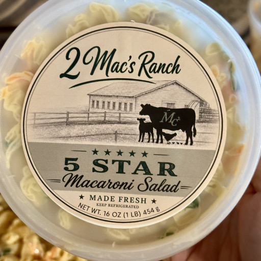5 Star Macaroni Salad 1 Pint