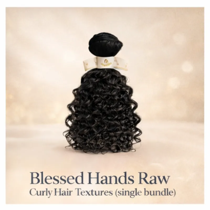 Blessed Hands Raw Curly Hair Textures (single bundle)