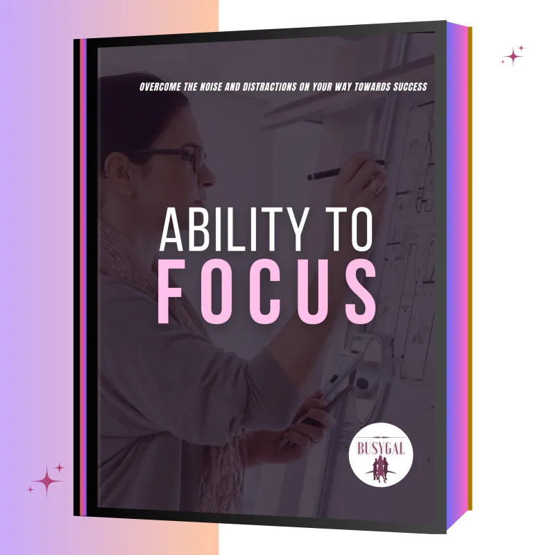 Book: Ability to Focus