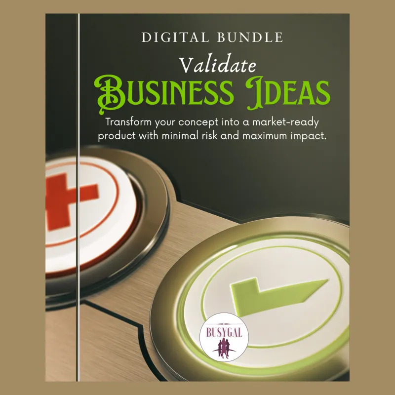 Validate Your Business Ideas Bundle