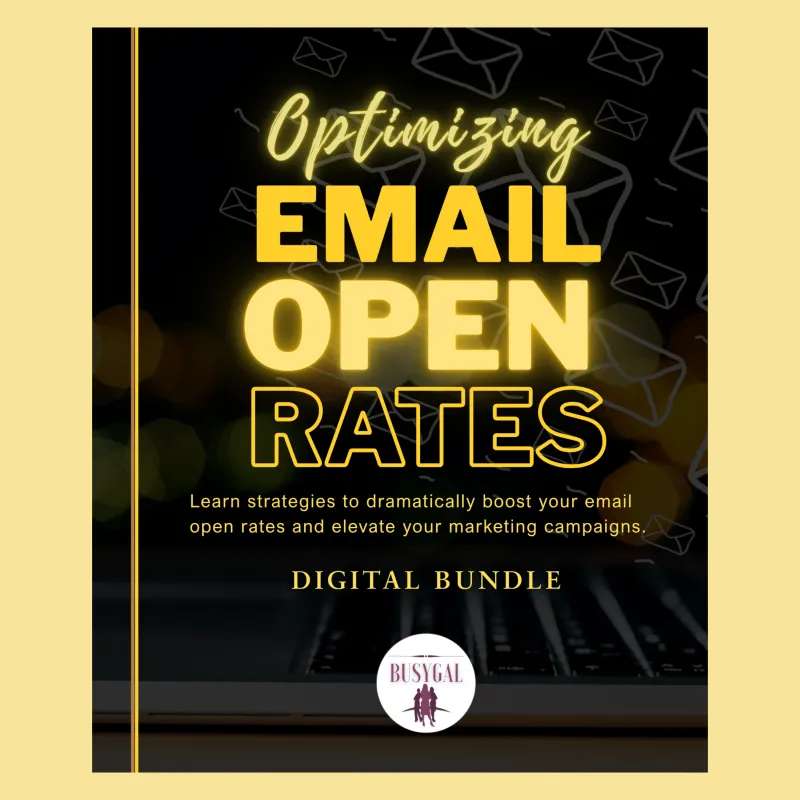 Optimizing Email Open Rates Bundle