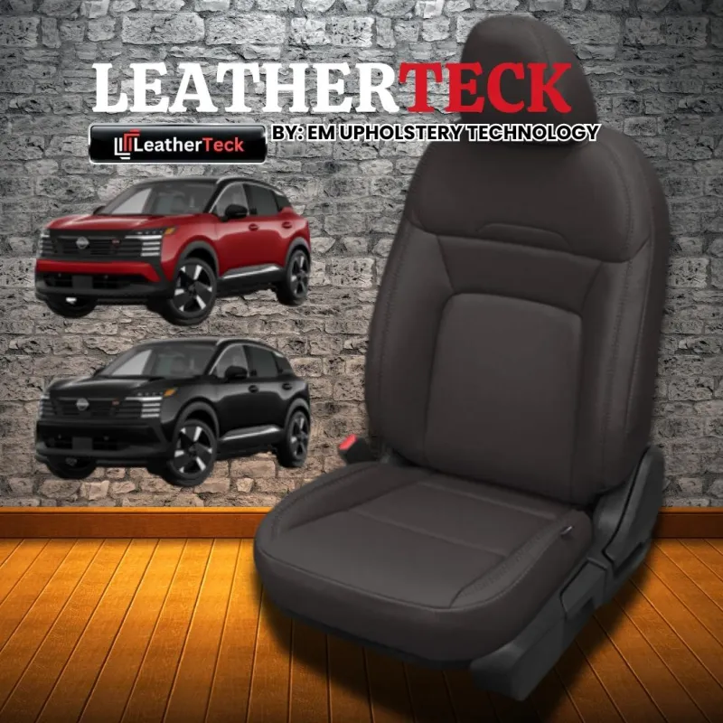 Deluxe Katzkin Leather Kit 2025 Nissan Kicks F1 All Trims - Dark Graphite Solid
