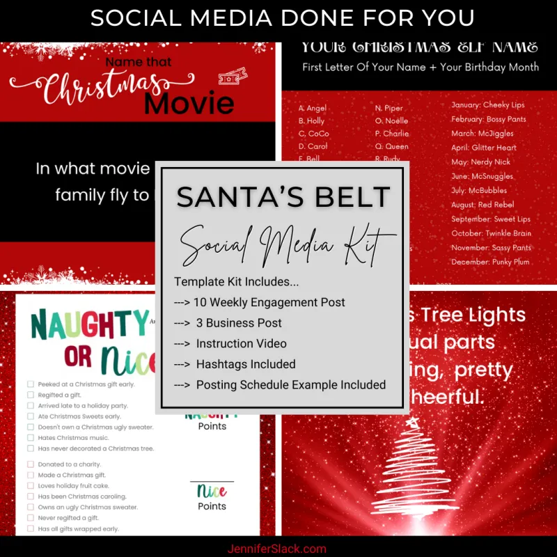 Santa's Belt Post Kit