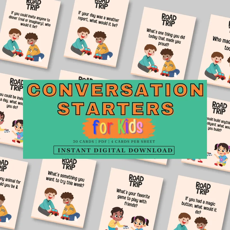 Conversation Starters for Kids: Road Trip Edition