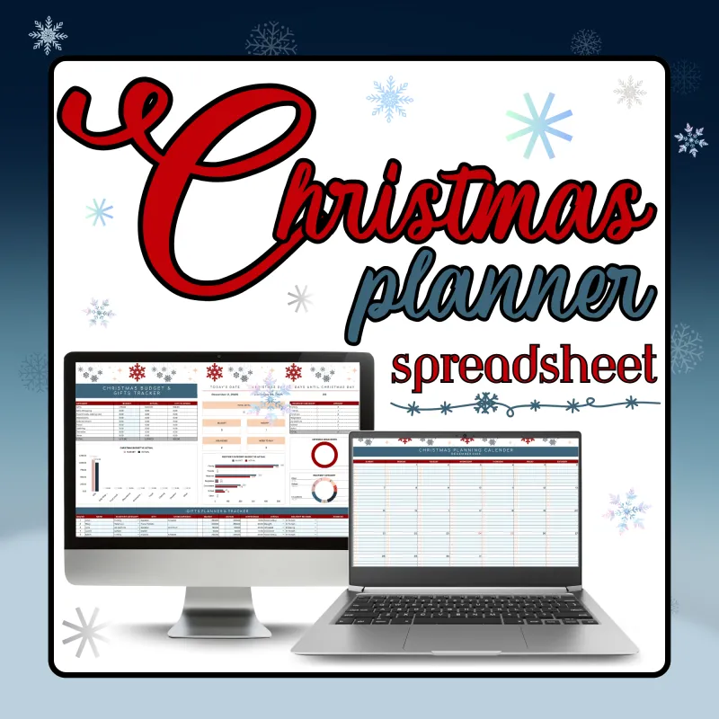 Christmas Planner Spreadsheet