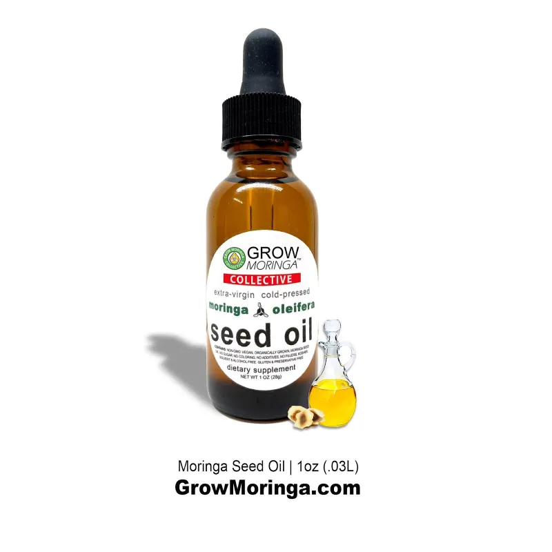 10 bottles- 1oz Moringa Seed Oil USDA
