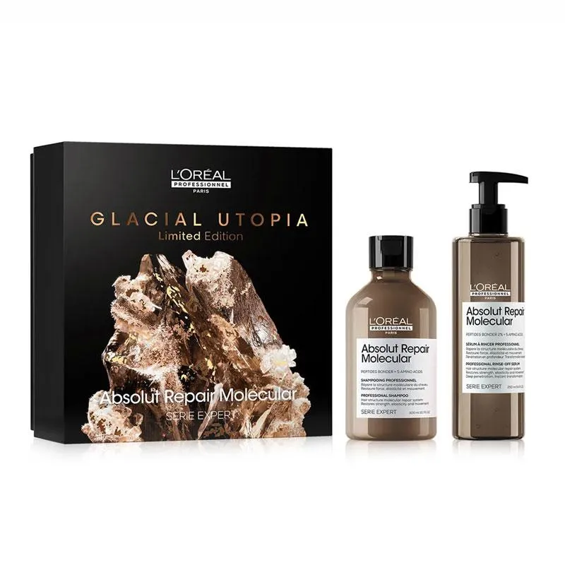 LOREAL ABSOLUT REPAIR MOLECULAR SHAMPOO + SERUM SET