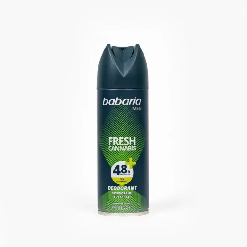 BABARIA MEN DEO FRESH CANNABIS 48H+ SPRAY 200ML