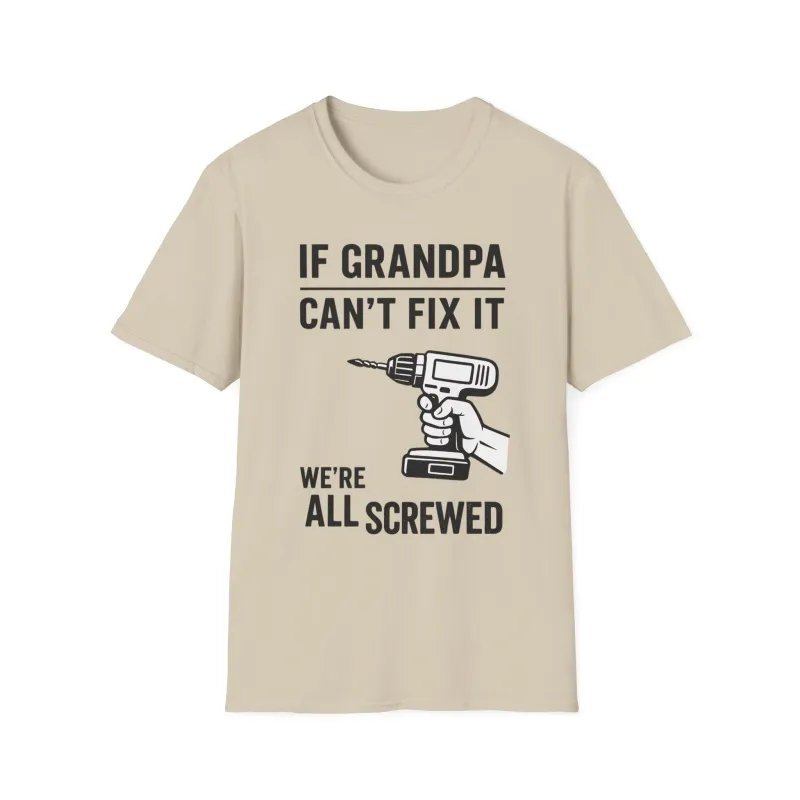 Power Tool Graphic Shirt – Best Gift for Fix-It Grandpas