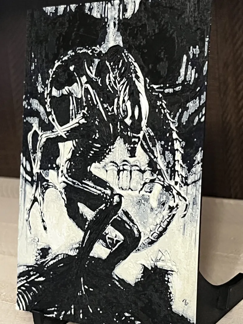 Xenomorph 3D Printed Art – Alien Movie Wall Decor