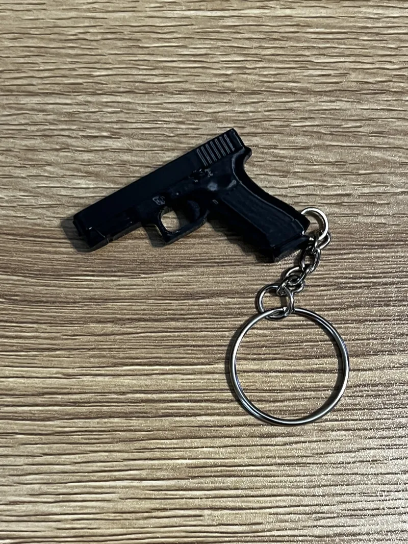 Glock 17/19 Gen 3 Keychain 1.75" – Miniature Pistol Key Fob