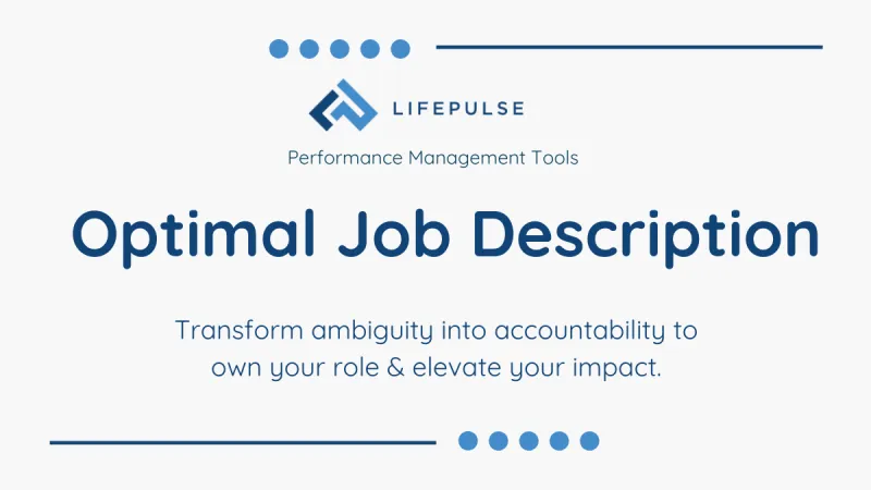 Optimal Job Description