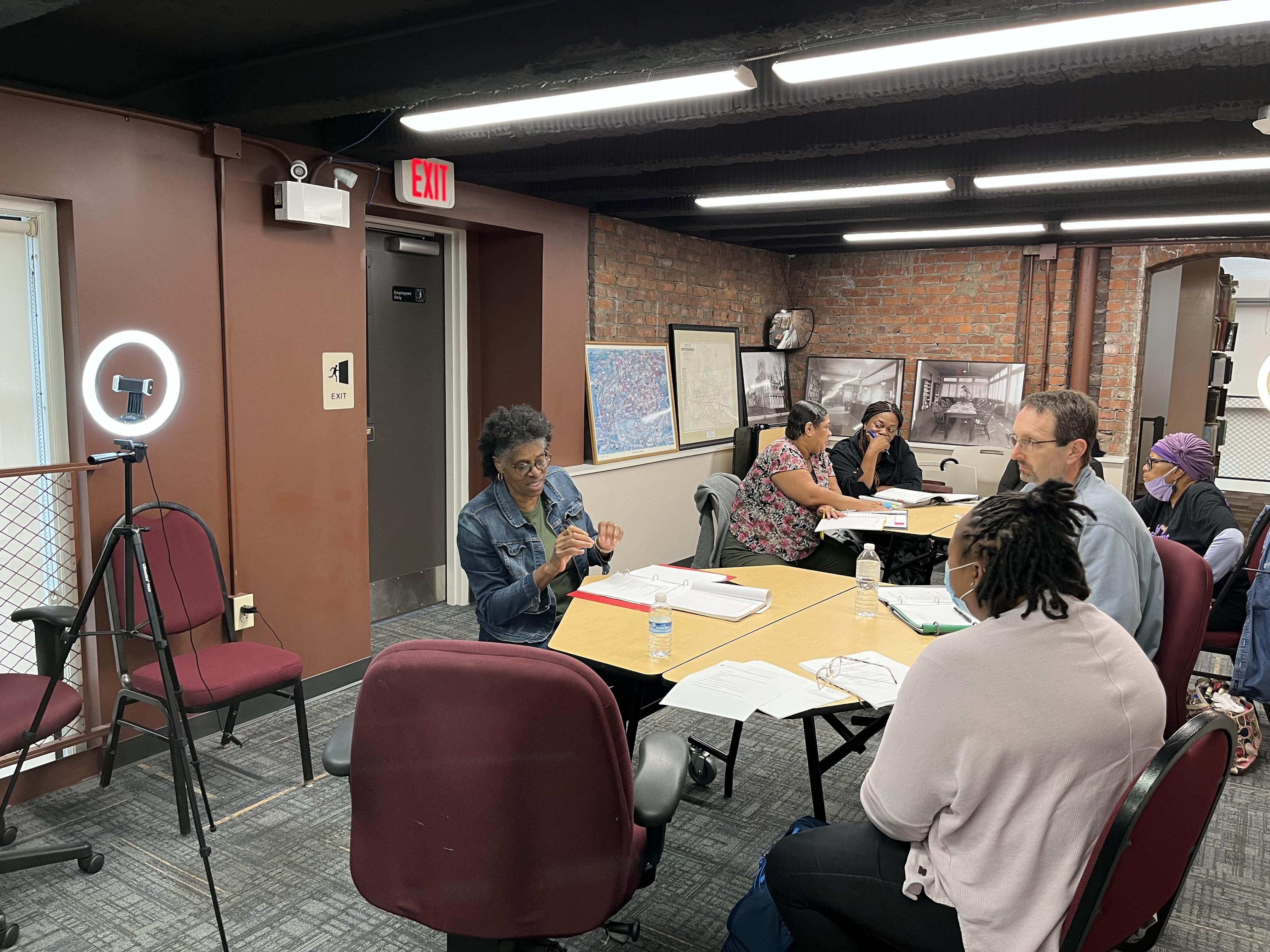 Hands-on training session
