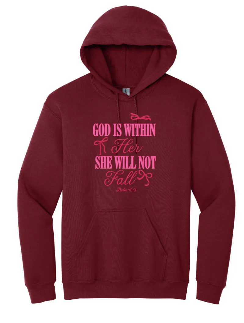 God Is Within Her – Psalm 46:5 Sweatshirt