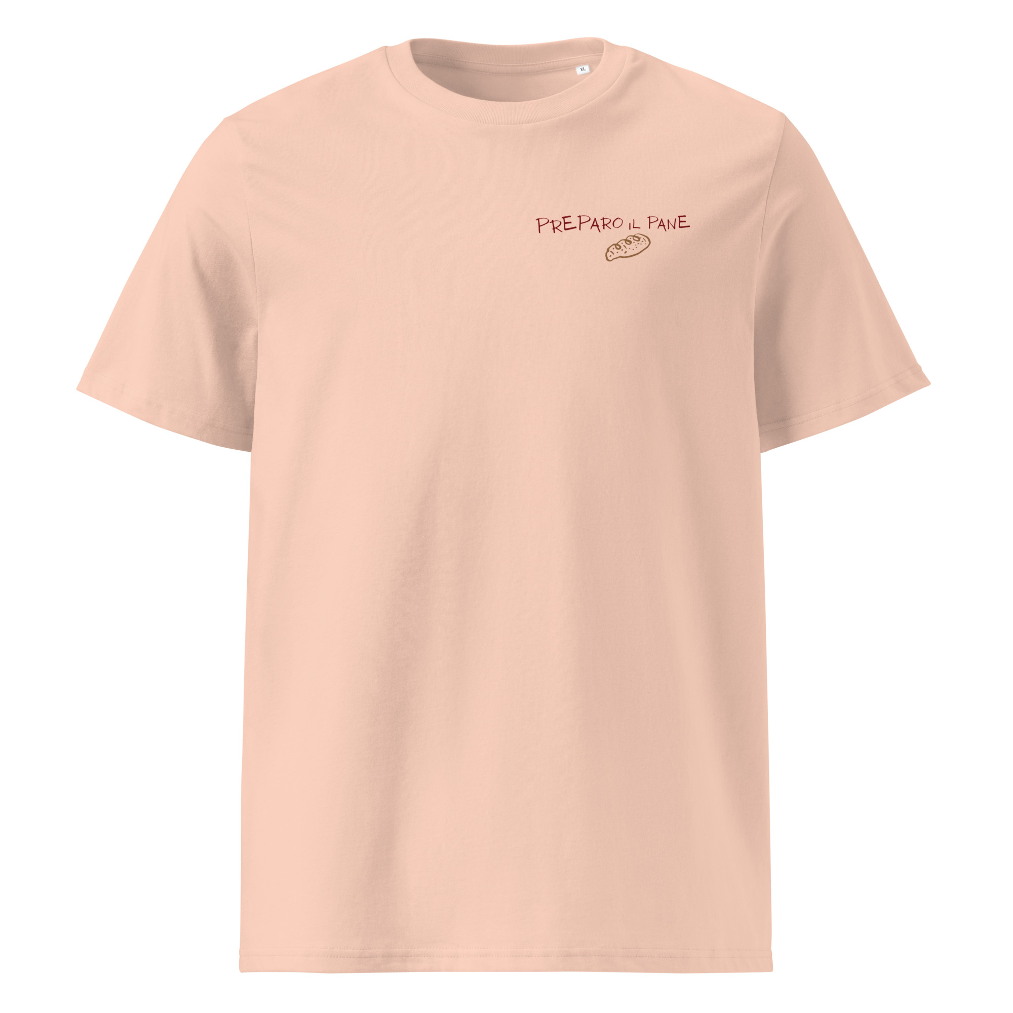 Unisex organic cotton t-shirt | Preparo il pane