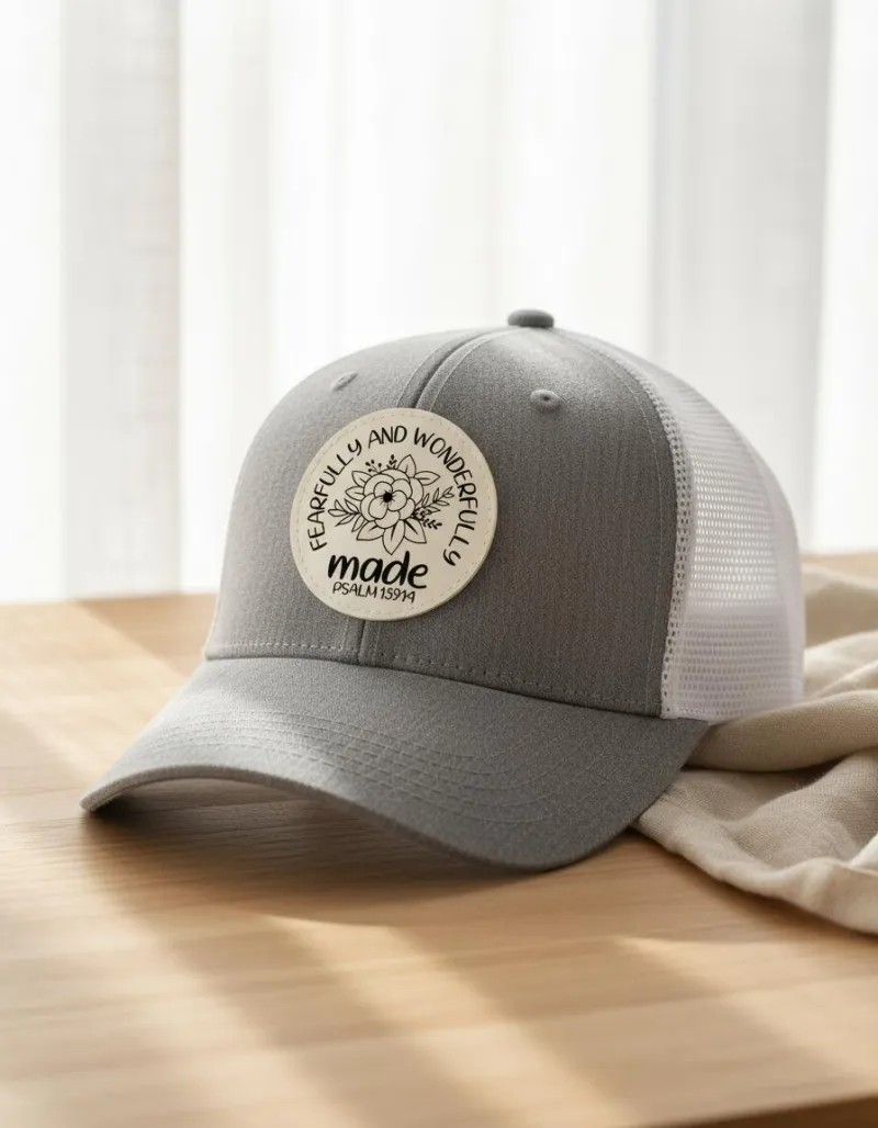 Women’s Trucker Hat – “Fearfully and Wonderfully Made”