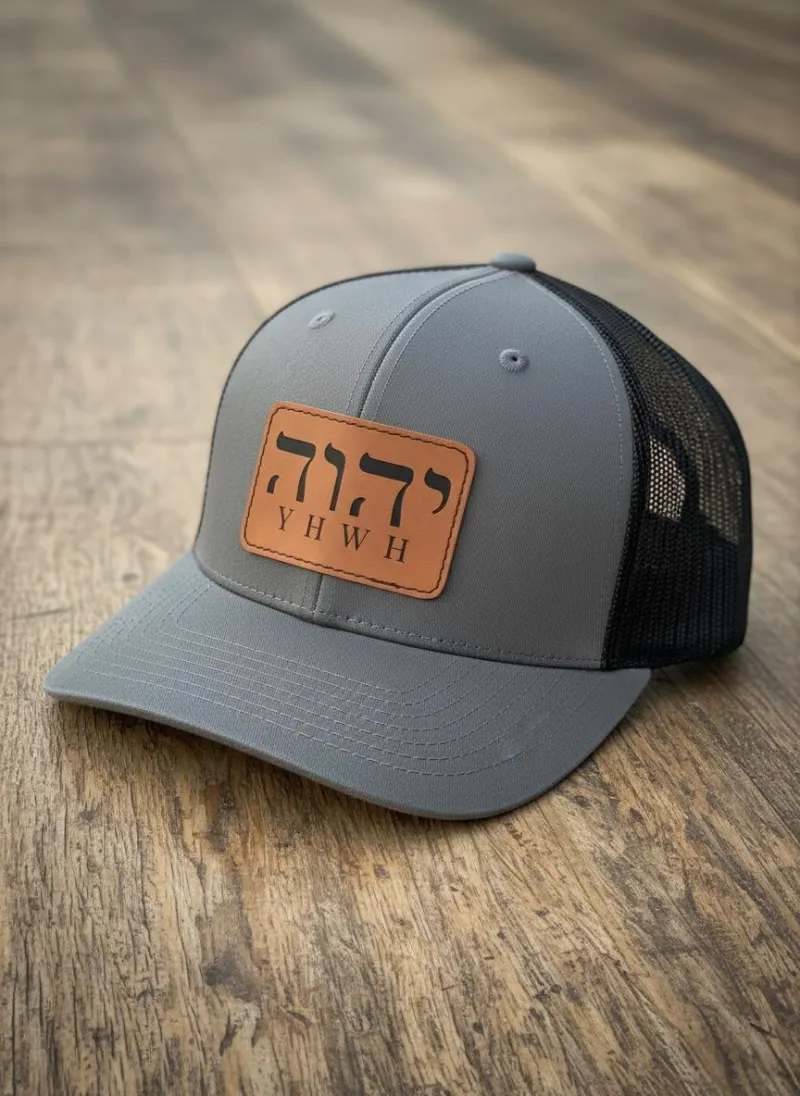 Men’s Trucker Hat – “YHWH”