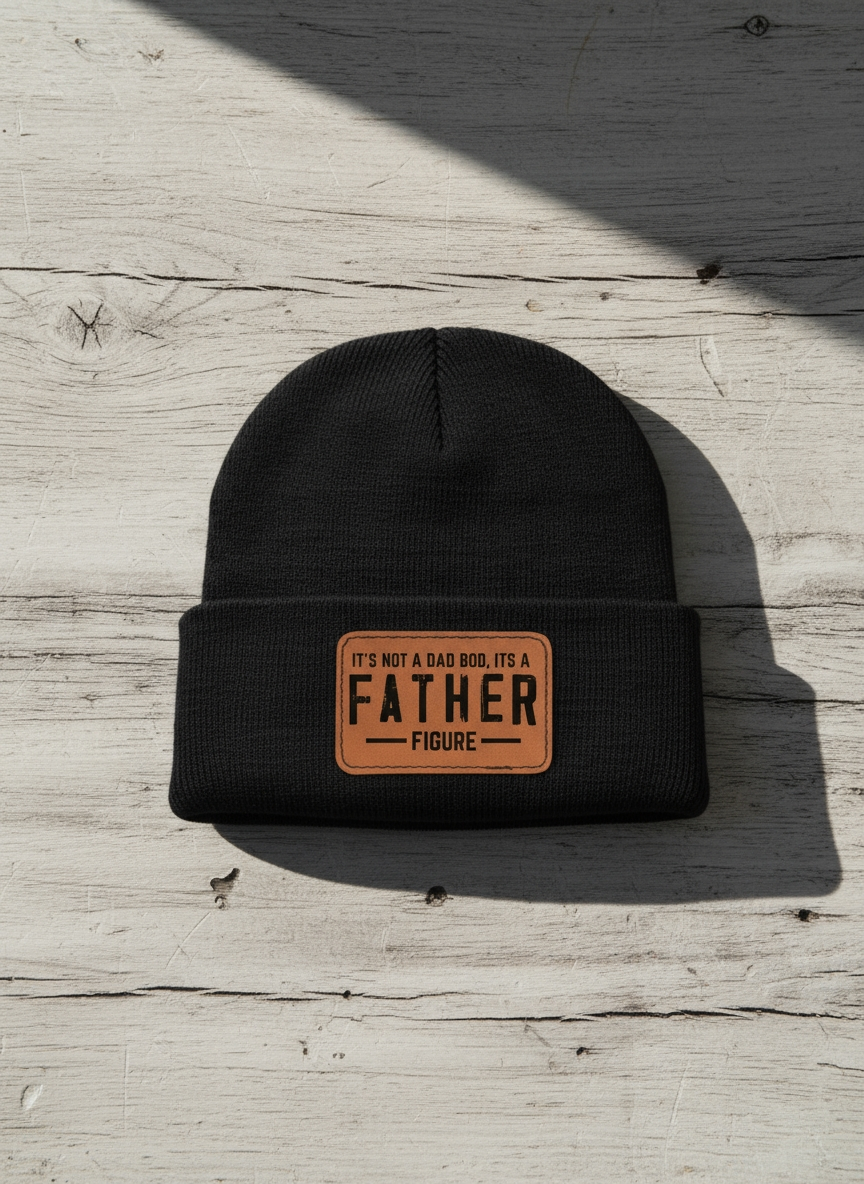 “It’s Not a Dad Bod, It’s a Father Figure” Men’s Beanie