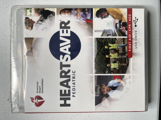 Heartsaver® Pediatric First Aid CPR AED Course Videos on USB (2025 AHA Guidelines)