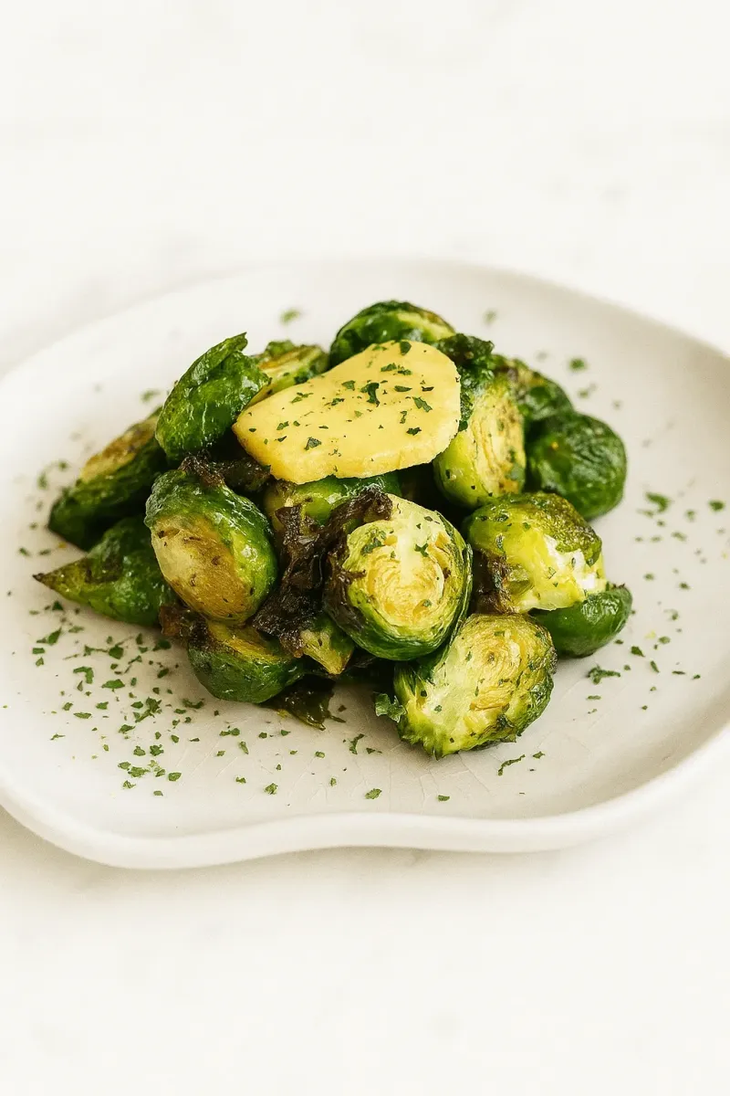Miso Butter Brussels Sprouts