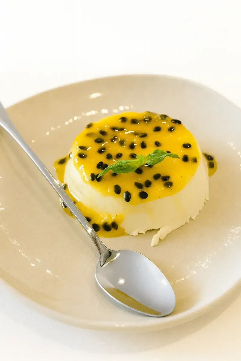 Passion Fruit Panna Cotta