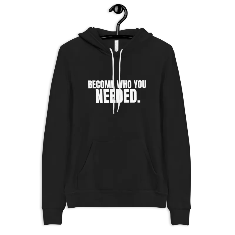 Become Who You Needed Unisex Hoodie — AiVA x Bella & Canvas
