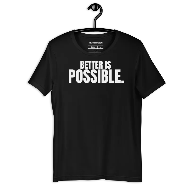 Better Is Possible Unisex Tee — AiVA x Bella & Canvas