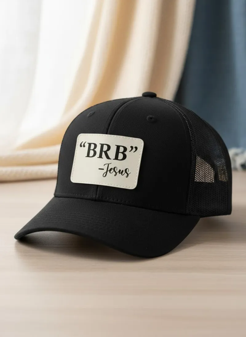Kid’s Trucker Hat – “BRB” – Jesus
