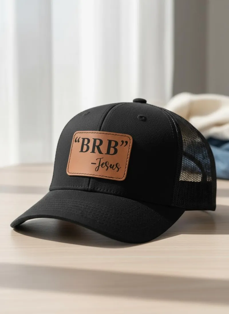 Kid’s Trucker Hat – “BRB” – Jesus