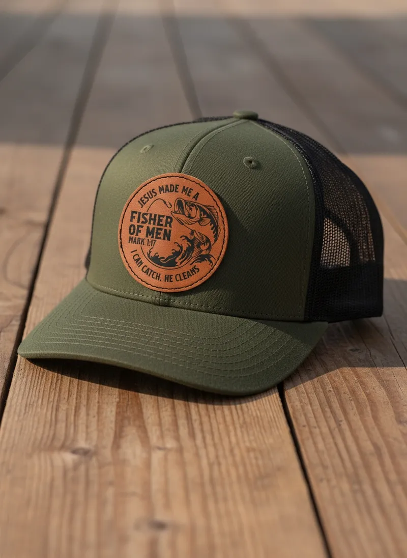 Men’s Trucker Hat – “Fisher of Men” Mark 1:17
