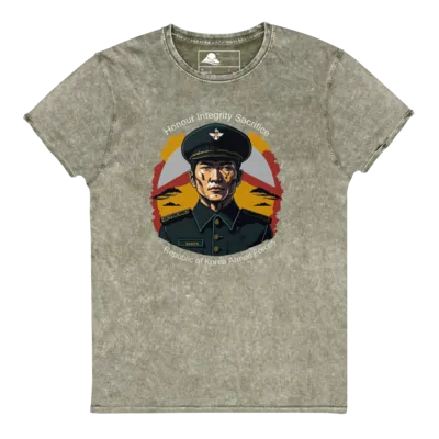 Korea Military Inspired Denim Unisex T-Shirt