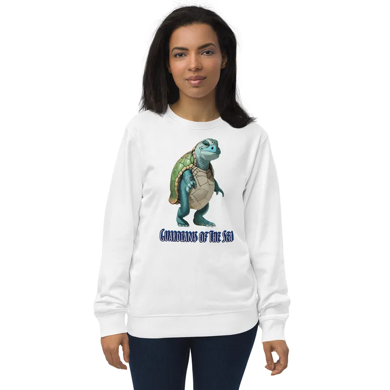 Save Turtles Unisex Organic Sweatshirt