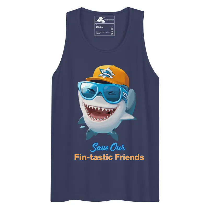 Save Sharks Men Tank Top