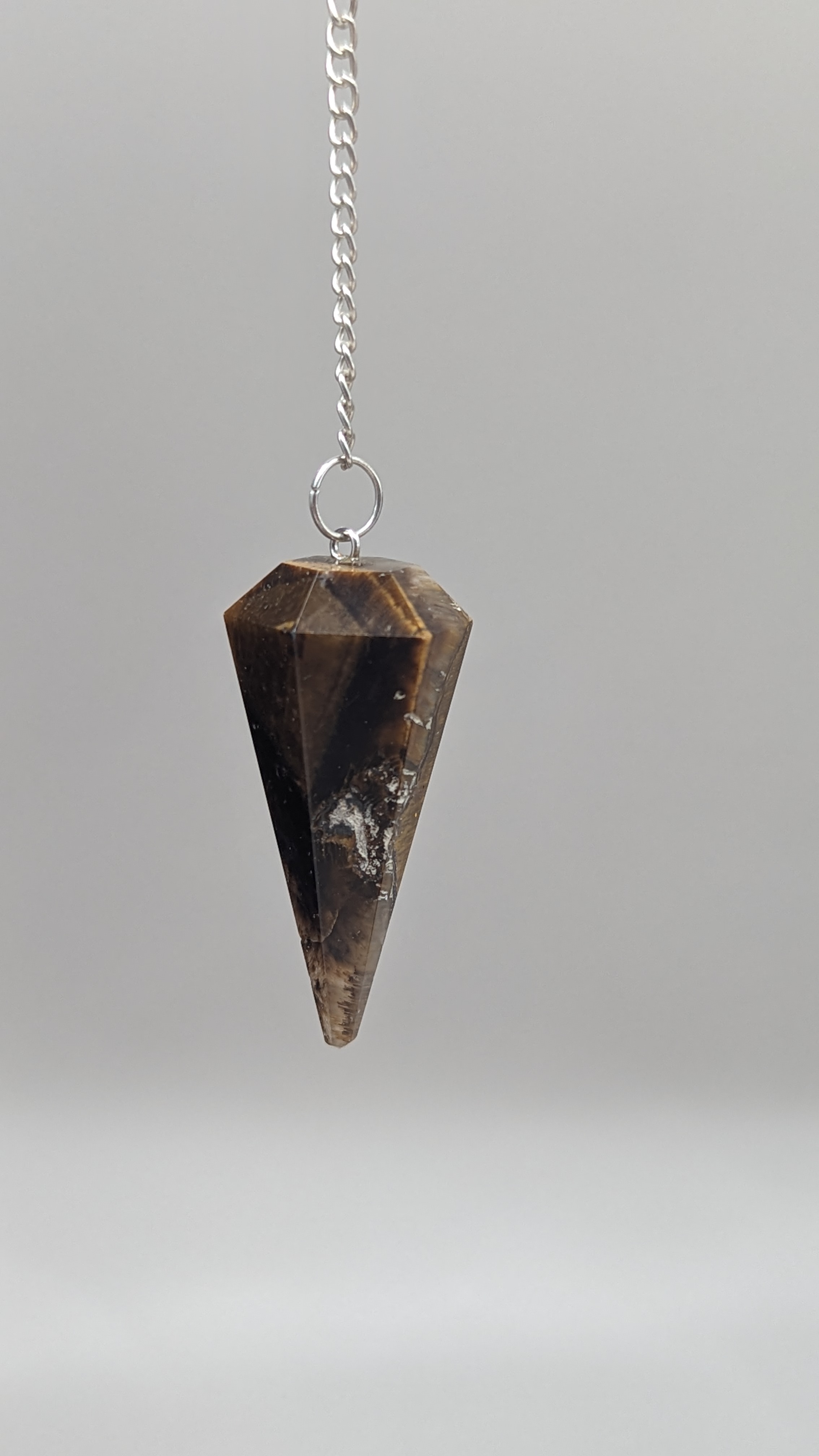 Tiger Eye Intuitive Pendulum | Grounded Power, Clarity & Protection