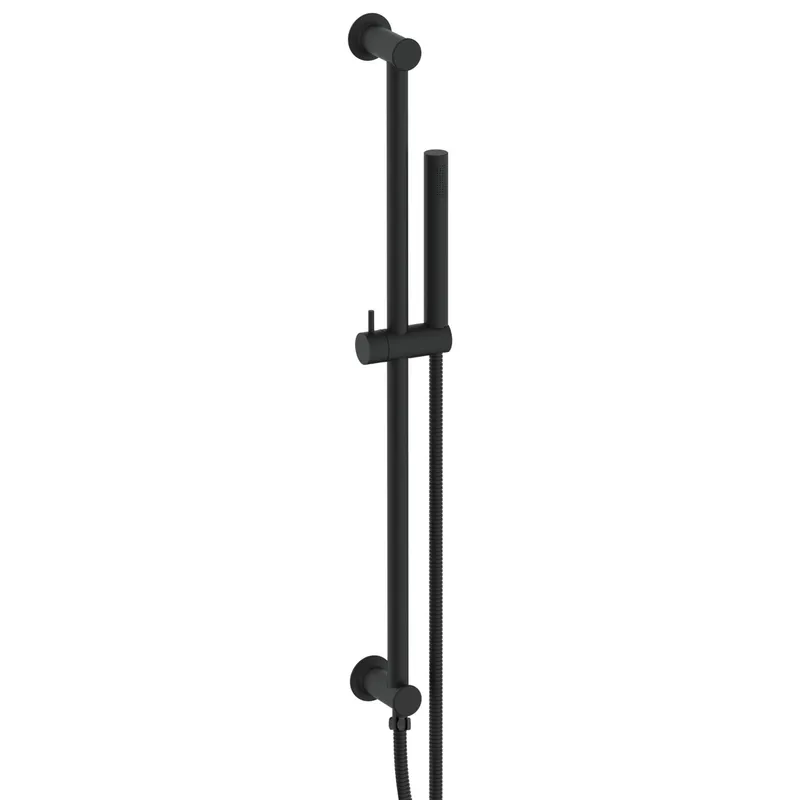Riser Rail & Handset Including Hose Matte Black