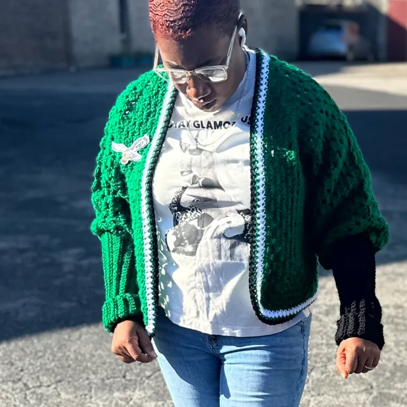 Eagles Bomber Sweater