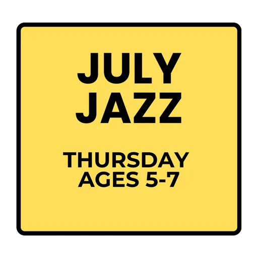 Thursday Recreational Jazz (Ages 5-7) Summer- July Programs