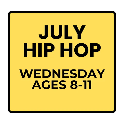 Wednesday Recreational Hip Hop (Ages 8-11) Summer- July Programs
