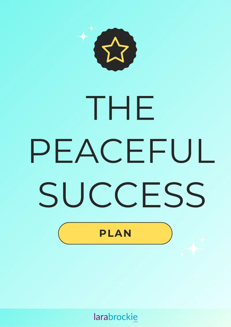 The Peaceful Success Plan