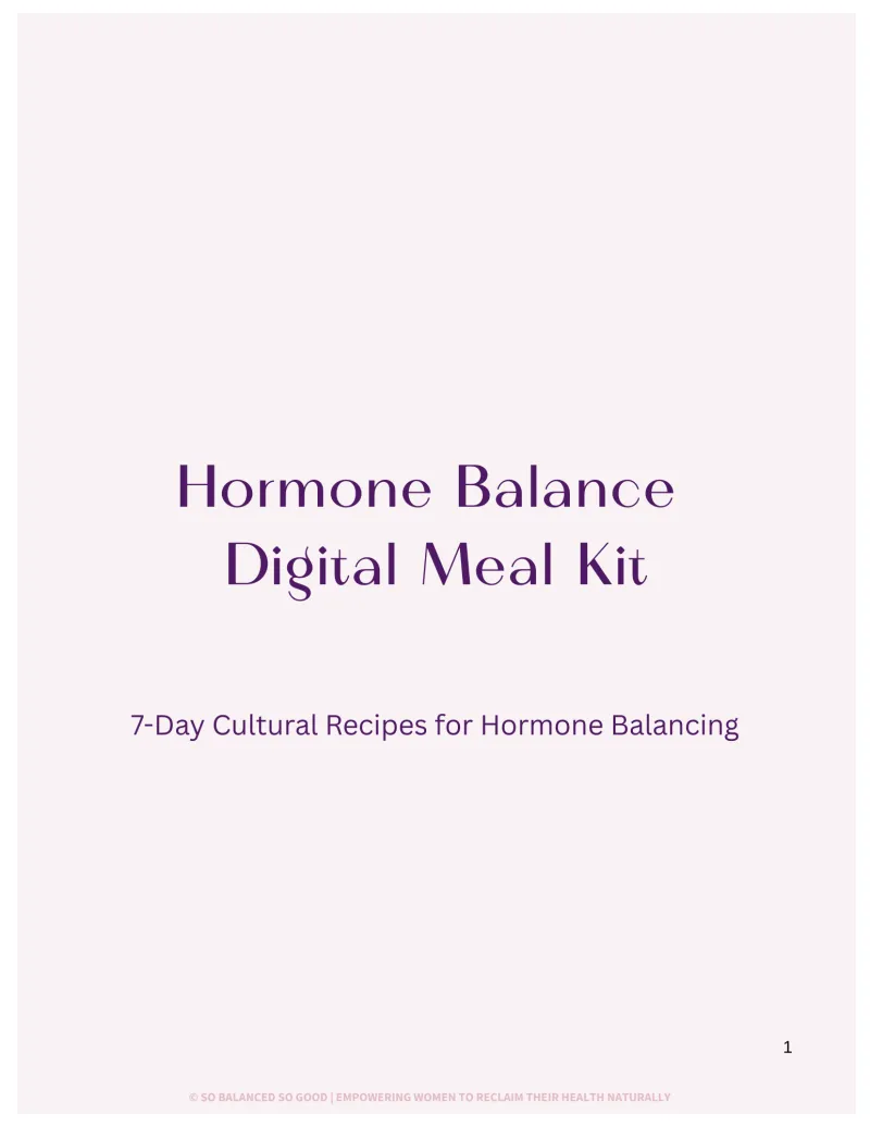 Hormone Foundations Meal Kit