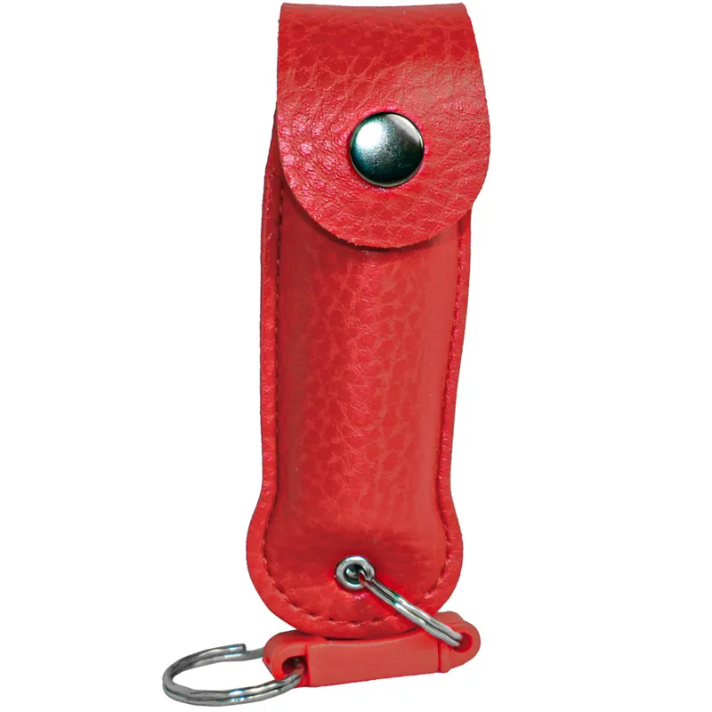 Pepper Shot 1.2% MC ½ oz Leatherette Holster and Quick Release Keychain