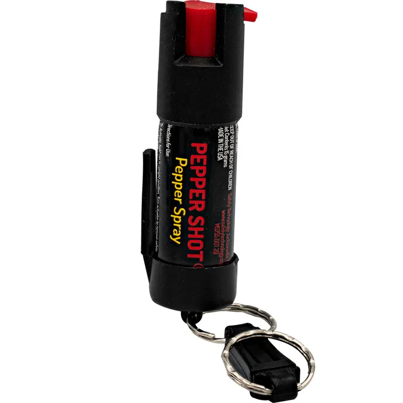 Pepper Shot 1.2% MC ½ oz Belt Clip and Quick Release Keychain