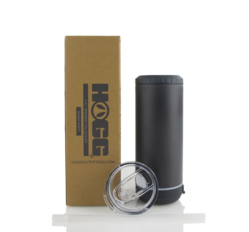 Engravable 4 In 1 Can Cooler Speaker