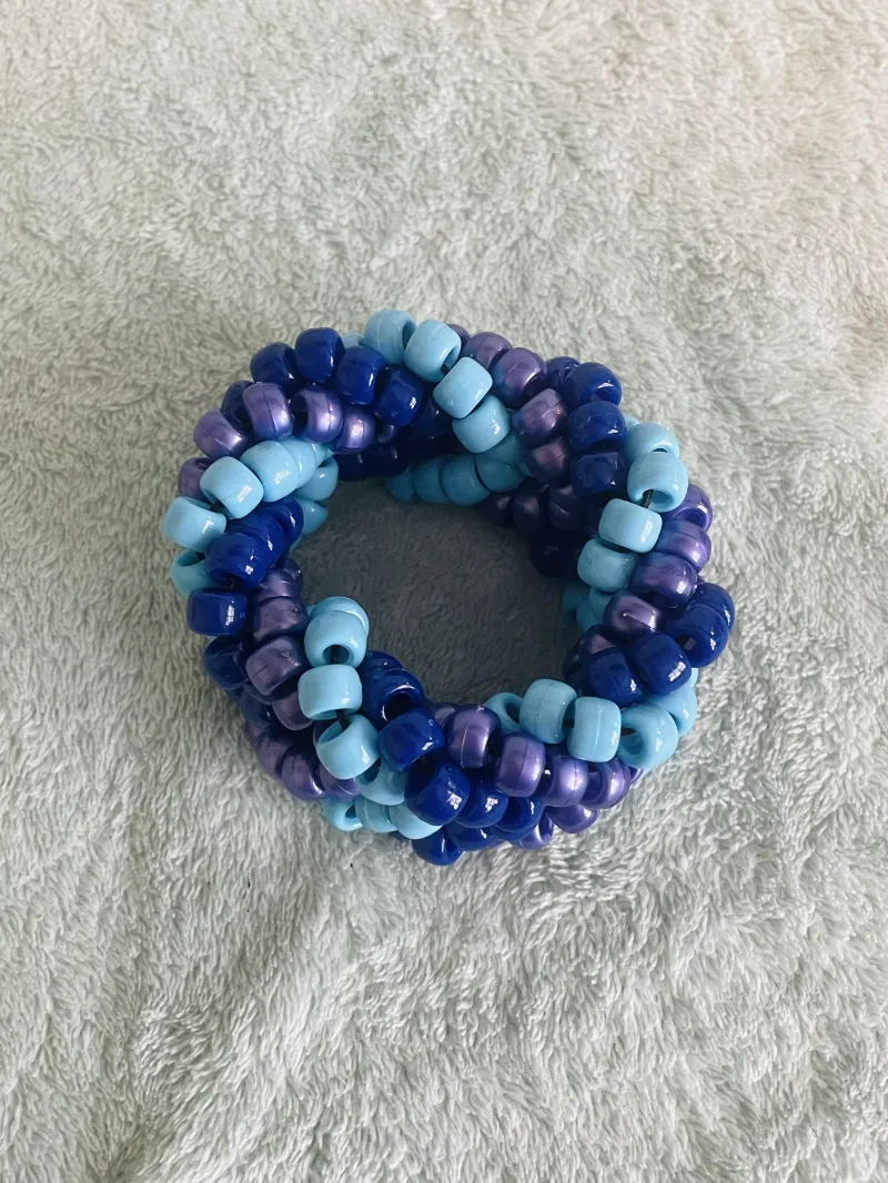 Fishtail Cuff (navy, blue, purple)