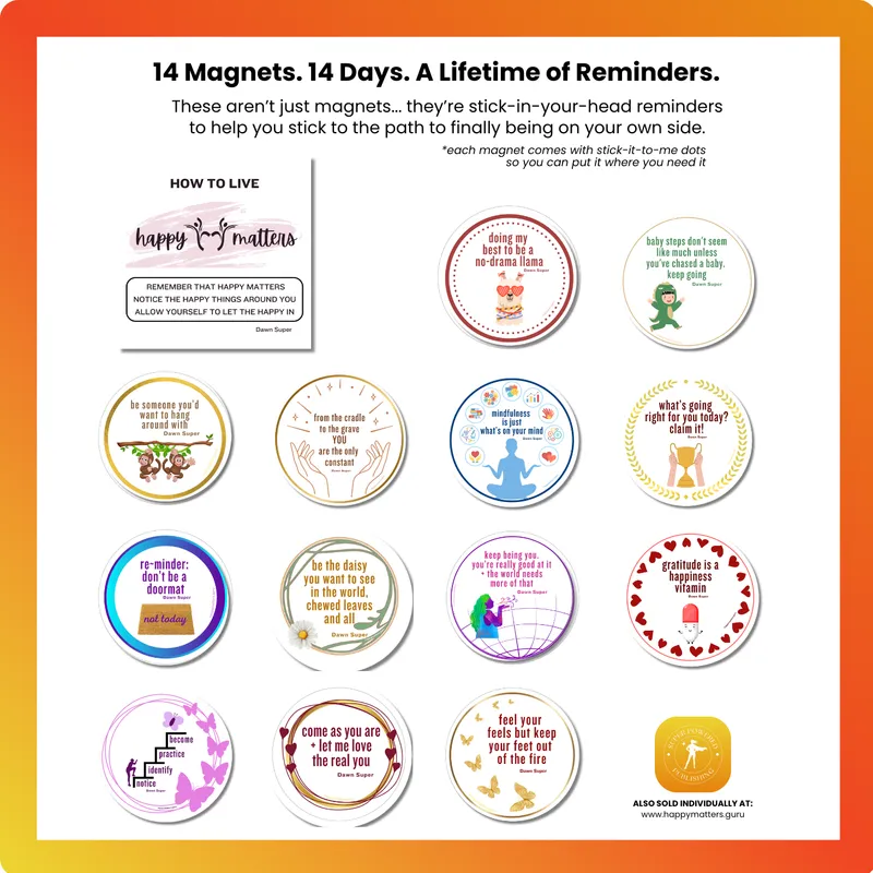 14 Magnet Companion Set: Be On My Own Side