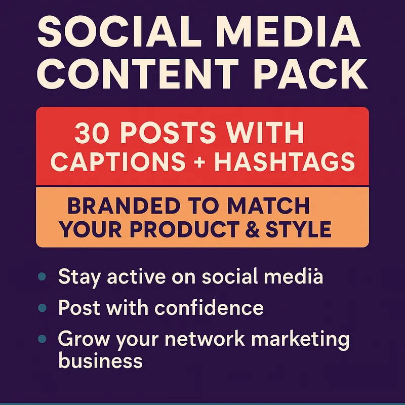 Social Media Content Pack